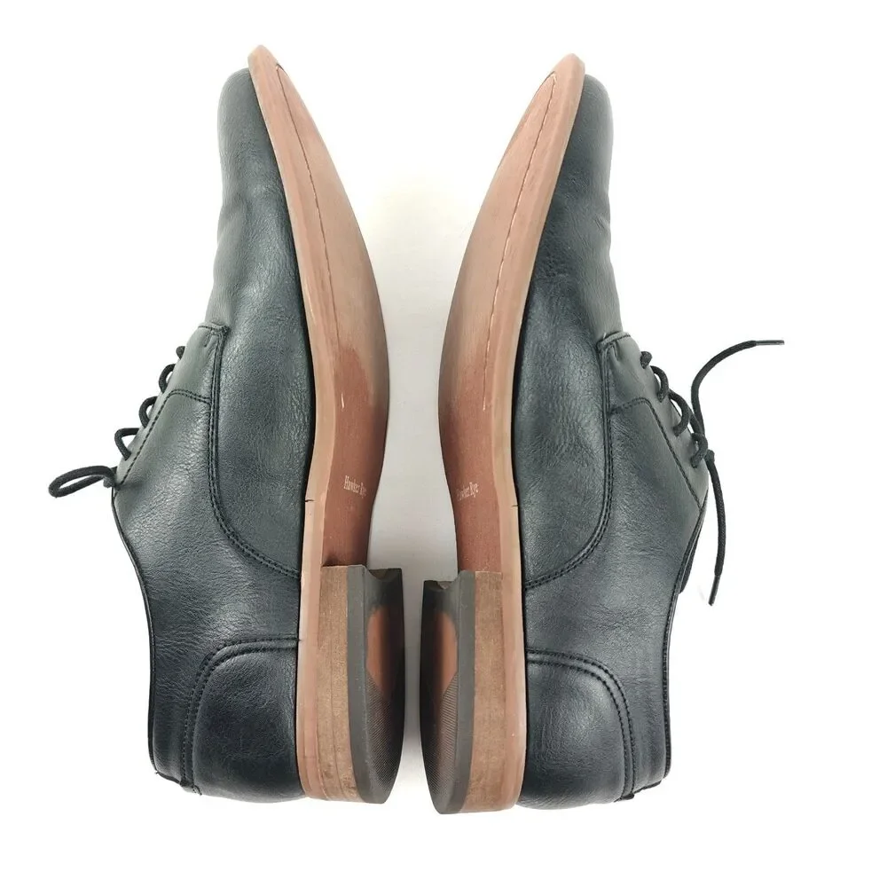 Hawker Rye Men’s Vegan Leather Derby Dress Shoes Size 12 Lace Up Casual Work